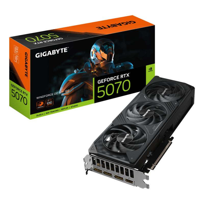 TARJETA GRAFICA GIGABYTE RTX 5070 WINDFORCE 12GB TARJETA GRAFICA GIGABYTE RTX 5070 WINDFORCE 12GB