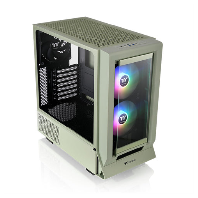 CAJA GAMING THERMALTAKE CERES 350 MX ATX 3XVENT 140 ARGB MATCHA SN FUENTEÂ CAJA GAMING THERMALTAKE CERES 350 MX ATX 3XVENT 140 ARGB MATCHA SN FUENTEÂ