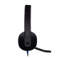 Auriculares Logitech H540- con Micrófono- USB- Negros