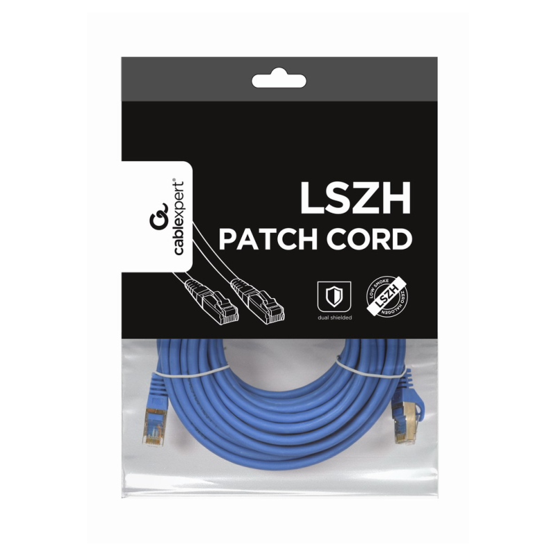 CABLE RED S-FTP GEMBIRD CAT 6A LSZH AZUL 10 M