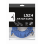CABLE RED S-FTP GEMBIRD CAT 6A LSZH AZUL 10 M