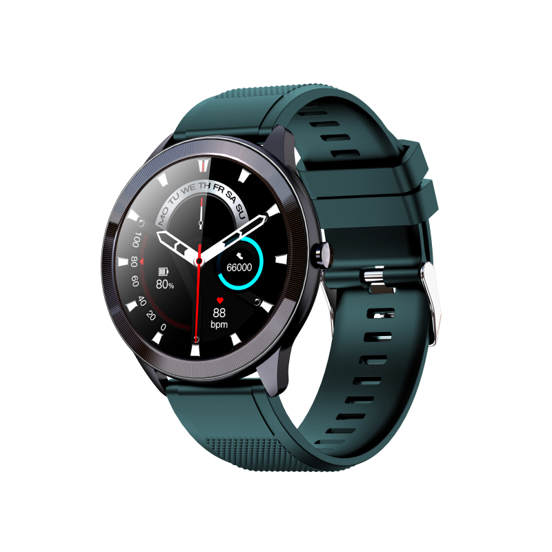 SMARTWATCH LEOTEC 1,28" MULTISPORT WAVE VERDE PANTALLA REDONDA