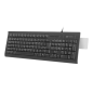 TECLADO NATEC MORAY CON LECTOR DE TARJETAS INTELIGENTES USB NEGRO