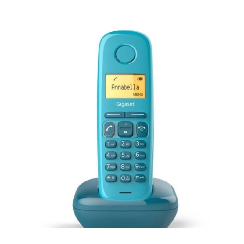 TELEFONO FIJO GIGASET A170 INALAMBRICO AZUL TELEFONO FIJO GIGASET A170 INALAMBRICO AZUL