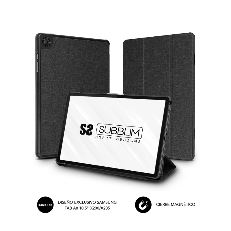 Funda Subblim Shock Case para Tablets Samsung Galaxy Tab A8 X200-X205- Negra