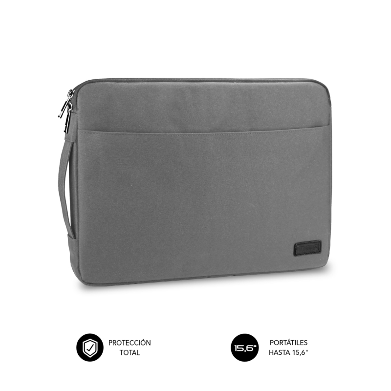 FUNDA PORTATIL SUBBLIM URBAN LAPTOP SLEEVE 15,6" GREY