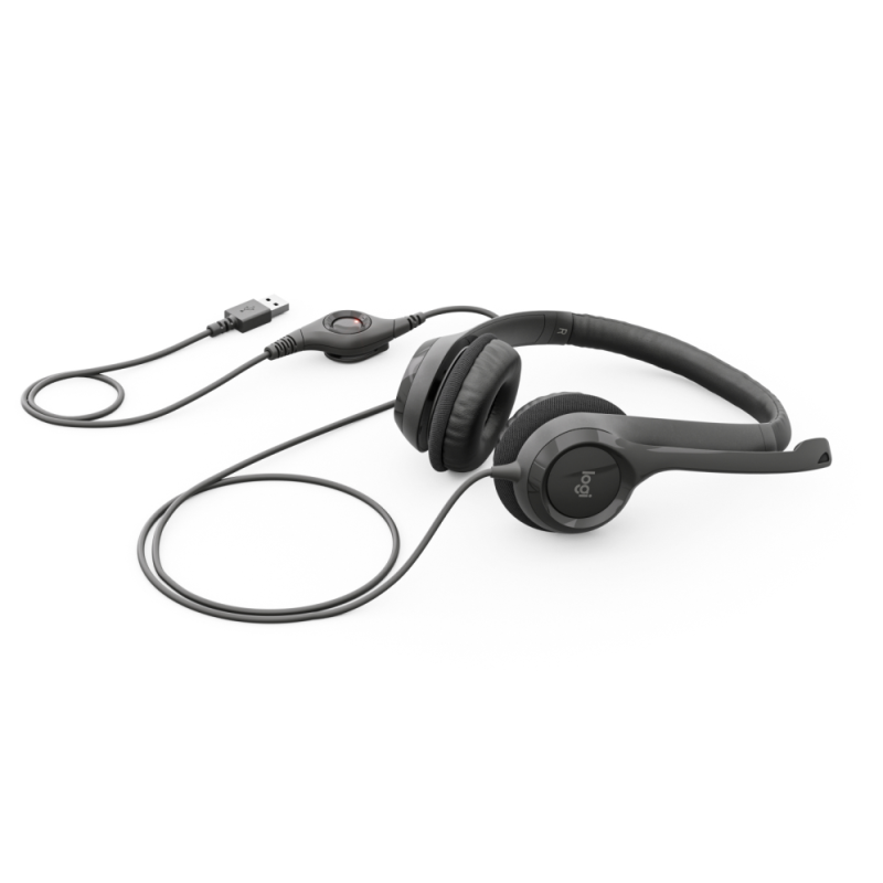 AURICULARES LOGITECH H390 NEGRO MICROFONO ALAMBRICO AURICULARES LOGITECH H390 NEGRO MICROFONO ALAMBRICO