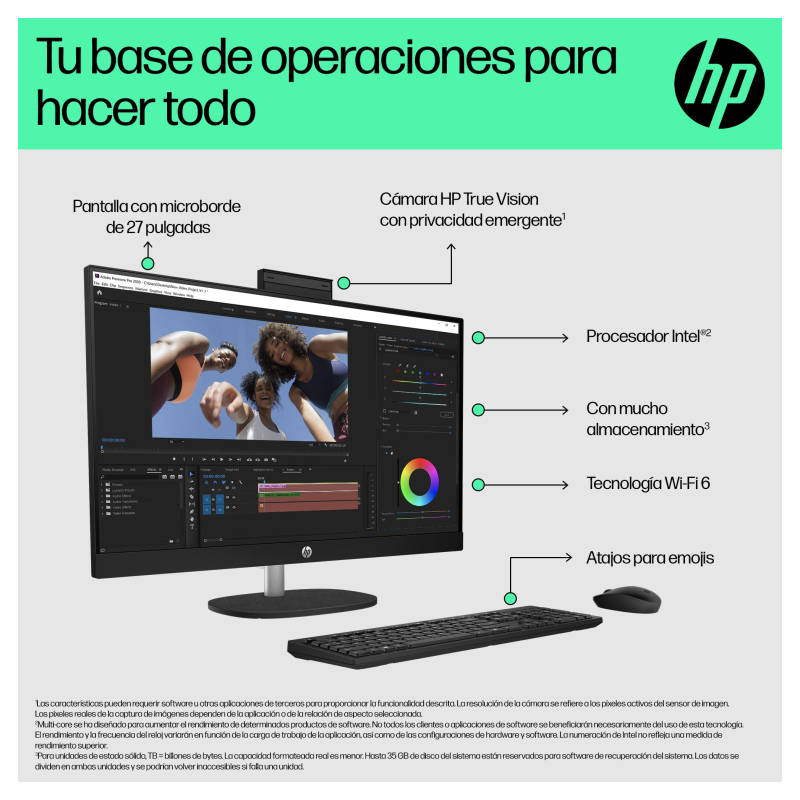 PC HP AIO 27-CR0089NS i5-1334U 16G 512G 27" W11H