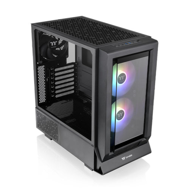 CAJA GAMING THERMALTAKE CERES 350 MX ATX 3XVENT 140 ARGB SN FUENTE NEGRO