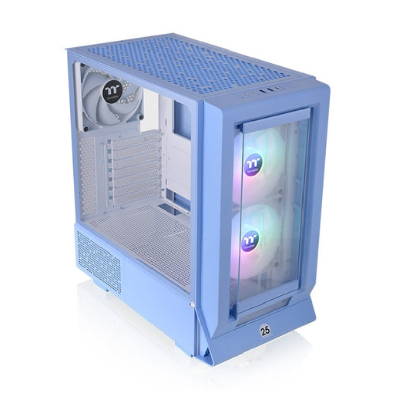 CAJA GAMING THERMALTAKE CERES 350 MX ATX 3XVENT 140 ARGB SN FUENTE HYDRANGEA
