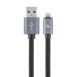 CABLE TRENZADO DE ALGODON GEMBIRD 8 PINES CON CONECTORES METALICOS, 1,8 M