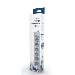REGLETA GEMBIRD 6 TOMAS PROTECCION ANTIPICOS BLANCA 1,5M