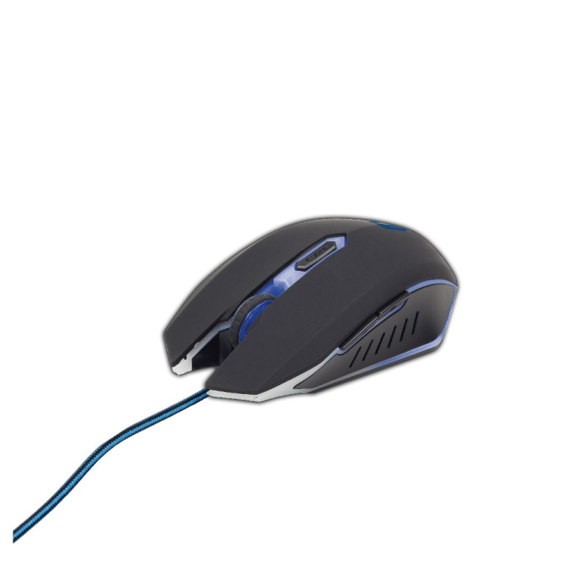 RATON GAMING GEMBIRD USB NEGRO-AZUL RATON GAMING GEMBIRD USB NEGRO-AZUL