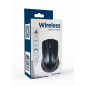 RATON GEMBIRD OPTICO 4 BOTONES NEGRO RF INALAMBRICO PILAS