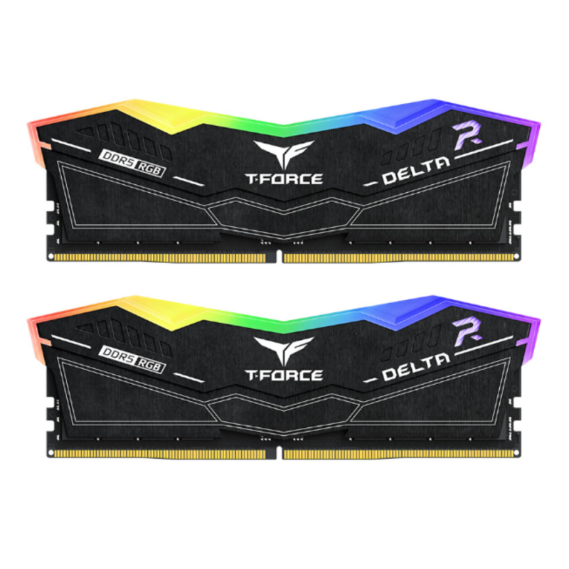 DDR5 TEAMGROUP T-FORCE DELTA RGB 16GB X2 6000 NEGRO