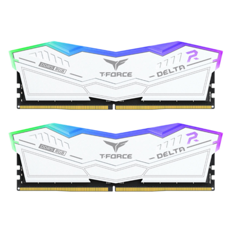 DDR5 TEAMGROUP T-FORCE DELTA RGB 16GB X2 6000 BLANCO