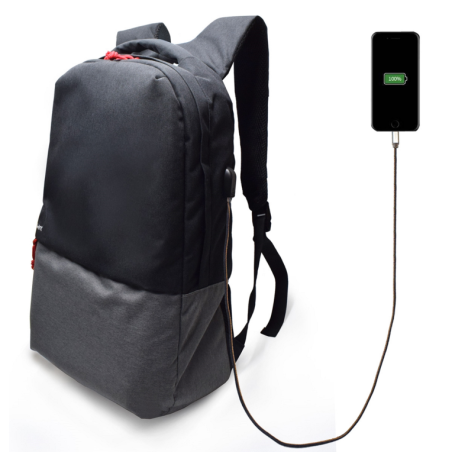 MOCHILA EWENT CON PUERTO DE CARGA 17-3'' NEGRA