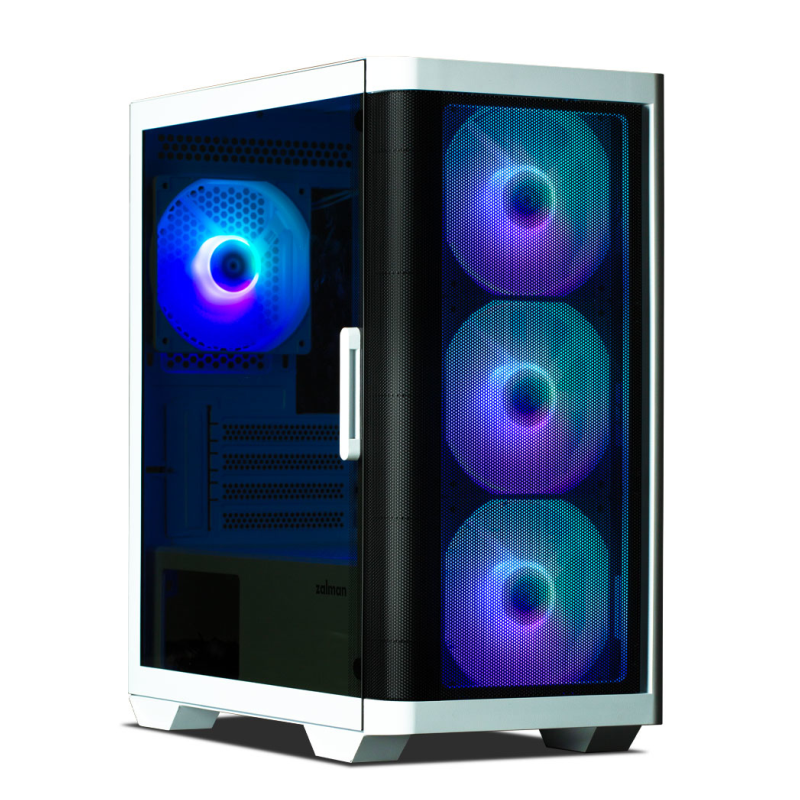 CAJA ZALMAN M4 MATX 4 X VENT 120MM ARGB 2XUSB 3-0 BLANCO S-N FUENTE
