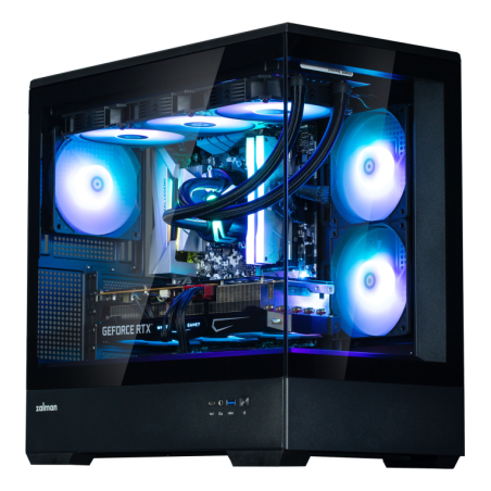 CAJA ZALMAN P30 MATX 3 X VENT 120MM ARGB 2XUSB 3-0 NEGRO S-N FUENTE