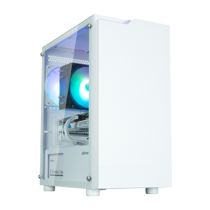 CAJA ZALMAN T4 PLUS MATX 1 X VENT 120MM ARGB 2XUSB 3-0 BLANCO S-N FUENTE