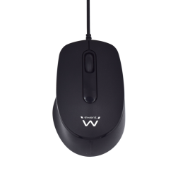 RATON EWENT EW3159 OPTICO 1000 DPI CLIC SILENCIOSO NEGRO USB