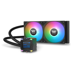 REFRIGERACION LIQUIDA CPU THERMALTAKE LA240-S ARGB 2X120MM NEGRO