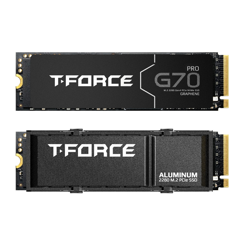 SSD TEAMGROUP T-FORCE GAMING M-2-2280 PCI-E GEN4X4 G70 PRO 1TB CON DIS- DE CALOR