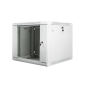 ARMARIO LANBERG MURAL 9U 600X600 RACK 19 FLAT PACK V2 PUERTA CRISTAL GRIS