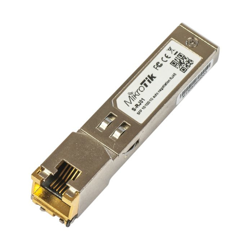 MODULO SFP CONVERSOR MIKROTIK S-RJ01 MODULO SFP CONVERSOR MIKROTIK S-RJ01