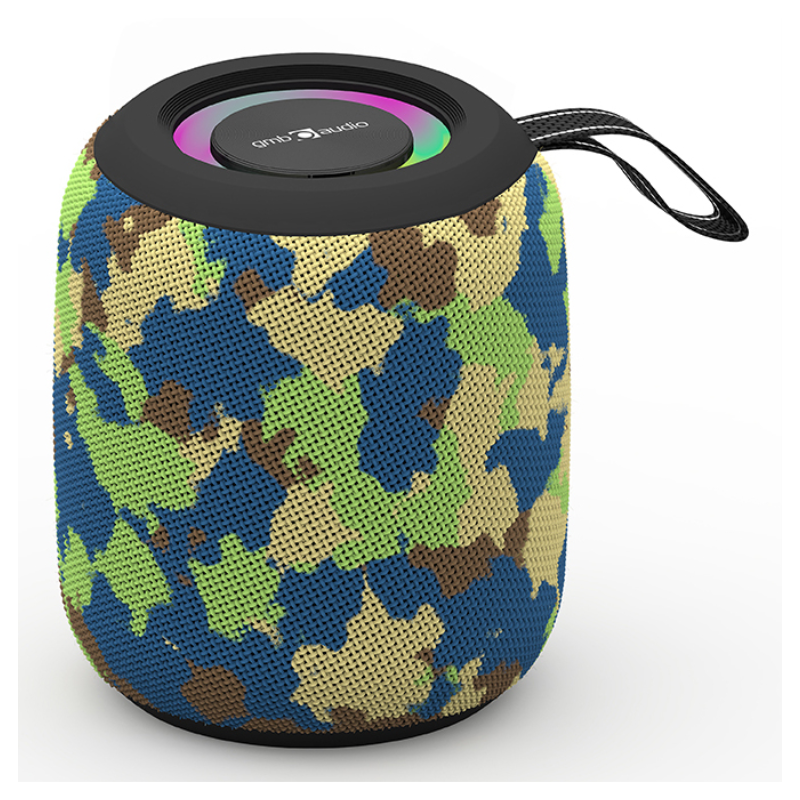 ALTAVOZ PORTATIL GEMBIRD 8W BT LED RGB CAMUFLAJE