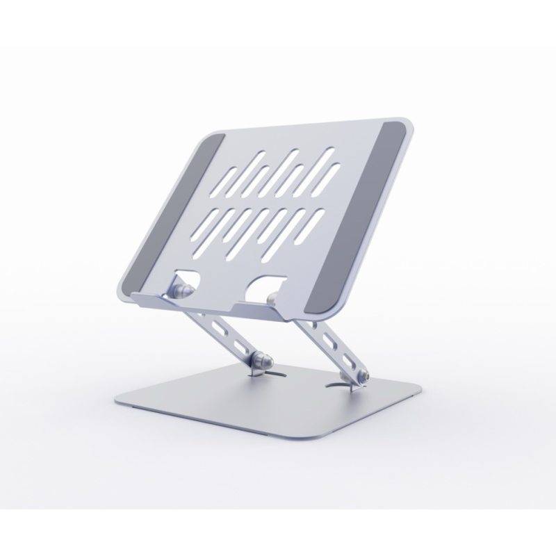 SOPORTE ELEVADOR PLEGABLE PARA PORTATIL GRIS ESPACIAL
