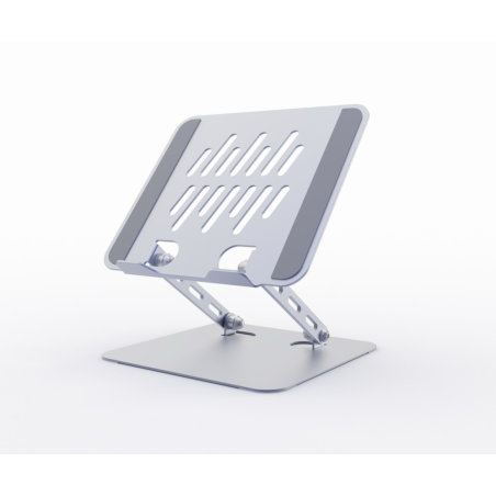 SOPORTE ELEVADOR PLEGABLE PARA PORTATIL GRIS ESPACIAL