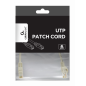 CABLE RED GEMBIRD UTP CAT6 0,25M COBRE GRIS