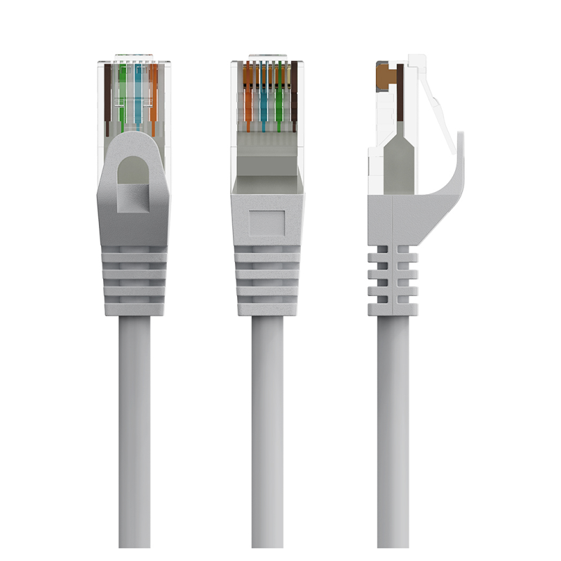 CABLE RED GEMBIRD UTP CAT6 0,50M COBRE GRIS