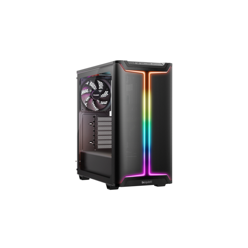 CAJA BEQUIET PURE BASE 501 DX 3XVENT 140 MM S-N NEGRO