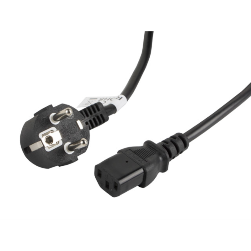 CABLE DE ALIMENTACION LANBERG SCHUKO CEE 7-7 A IEC320 C13 5M CABLE DE ALIMENTACION LANBERG SCHUKO CEE 7-7 A IEC320 C13 5M