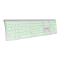 TECLADO SUBBLIM KEYBOARD MASTER BLUETOOTH RETROILUMINADO SILVER-BLACK