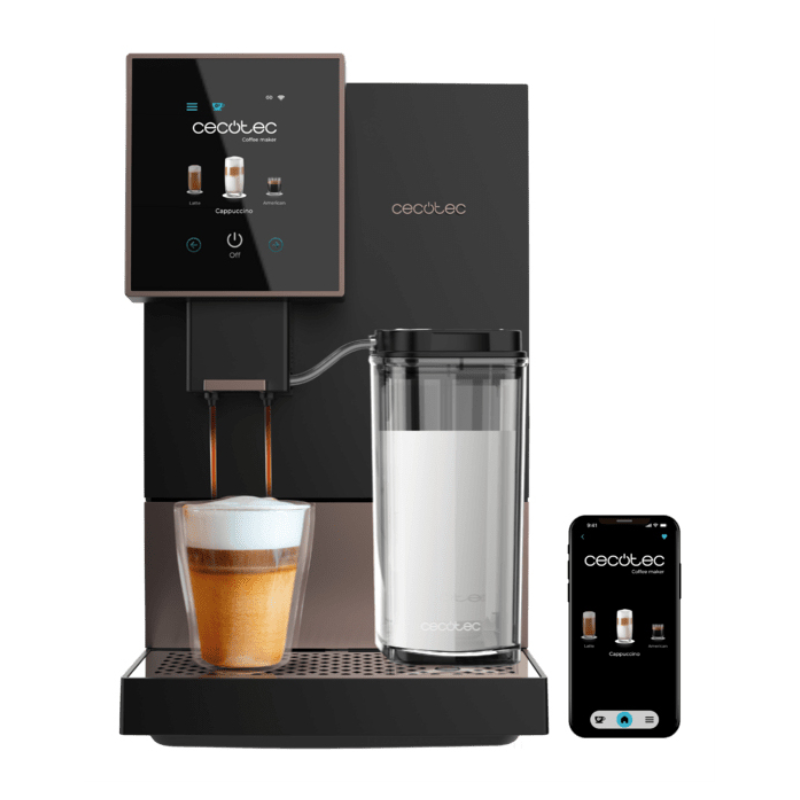 CAFETERA SUPER AUTOMATICA CREMMAET COMPACTCCINO CONNECTED BLACK ROSE