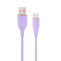 CABLE DE CARGA Y DATOS GEMBIRD USB TIPO C DE SILICONA PREMIUM 1,5 M VIOLETA