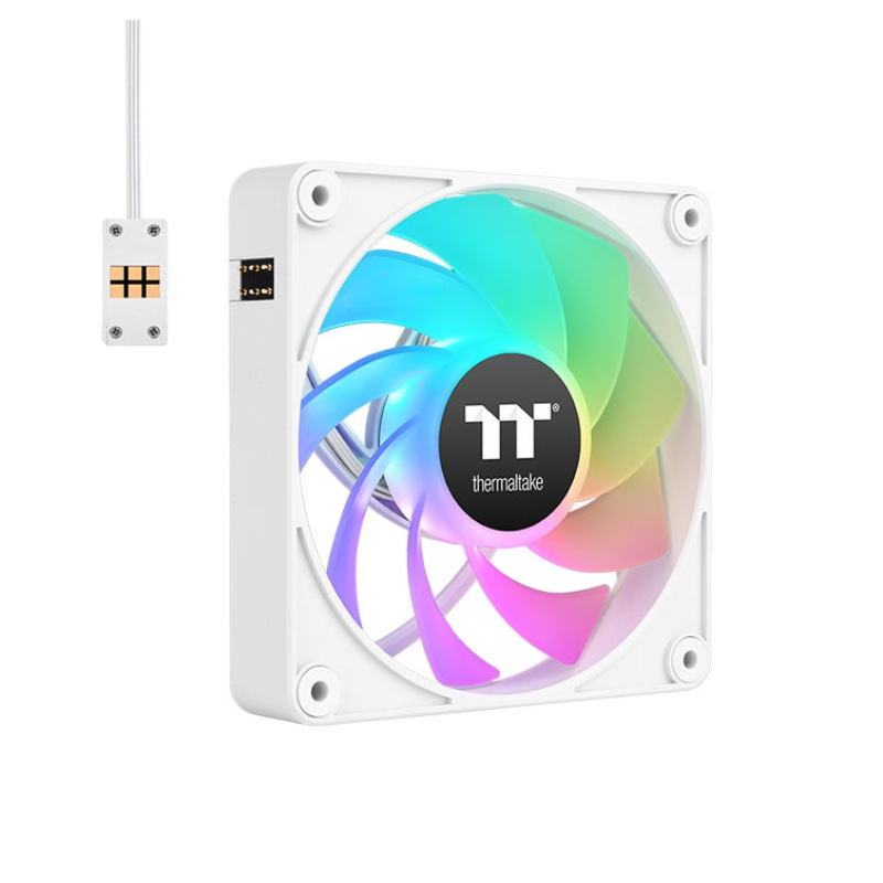 VENTILADOR INVERSO MAGNETICO DE CAJA THERMALTAKE CT120 EX ARGB 3XVENT BLANCO VENTILADOR INVERSO MAGNETICO DE CAJA THERMALTAKE CT120 EX ARGB 3XVENT BLANCO