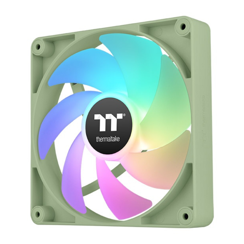 VENTILADOR CAJA THERMALTAKE CT120 ARGB 2XVENT VERDE MATCHA