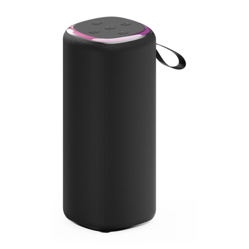 ALTAVOZ PORTATIL GEMBIRD SPK-BT-LED-08L 10W BT NEGRO LUZ LED