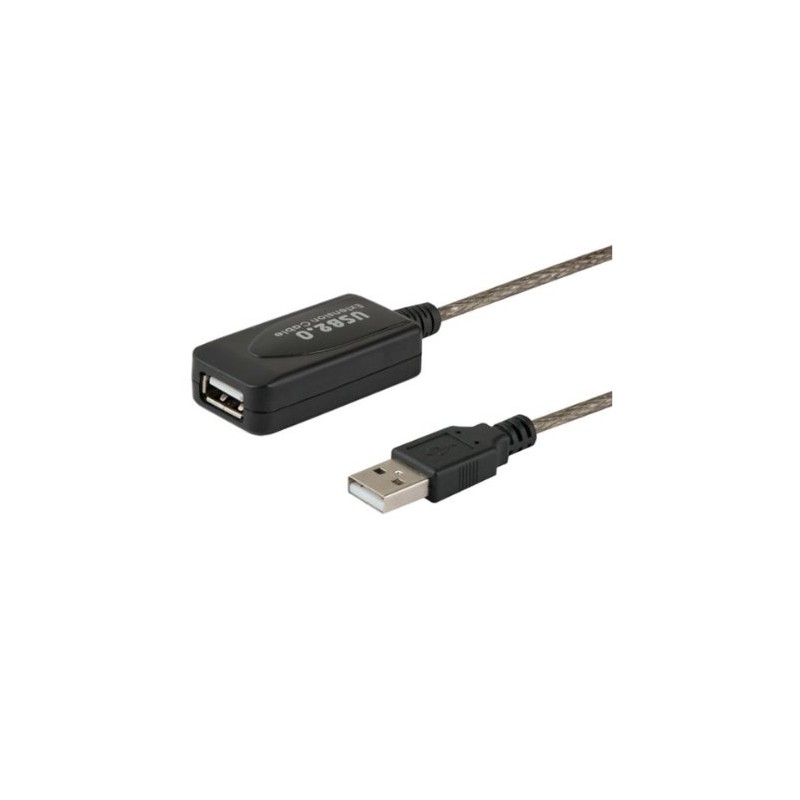 CABLE ALARGADOR PUERTO USB 2-0 5M NEGRO SAVIO