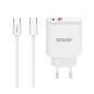 CARGADOR SAVIO LA-10 30W WHITE CON CABLE