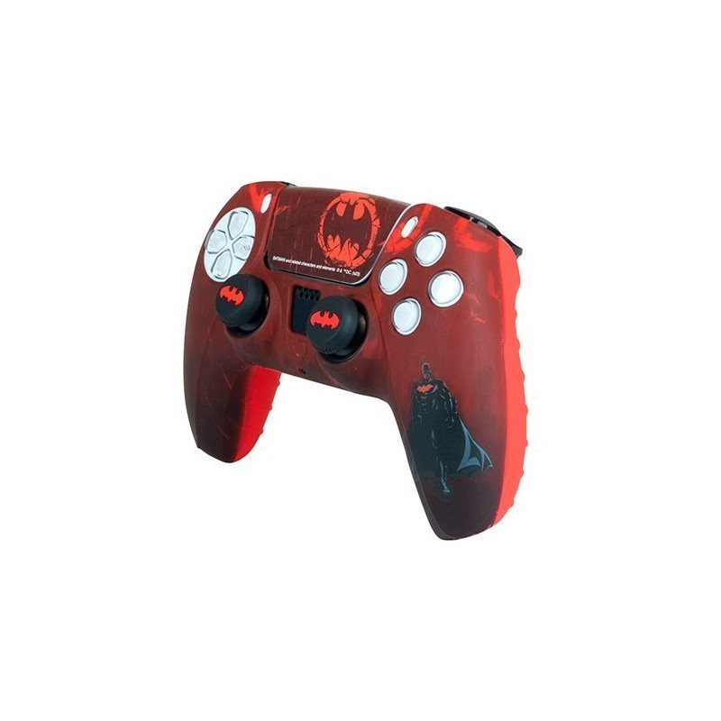 KIT FUNDA+GRIPS+STICKER MANDO PS5 BLADE DC BATMAN