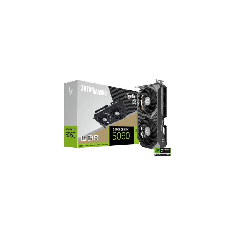TARJETA GRÁFICA ZOTAC GAMING RTX 5060 TWIN EDGE OC 8GB GDD