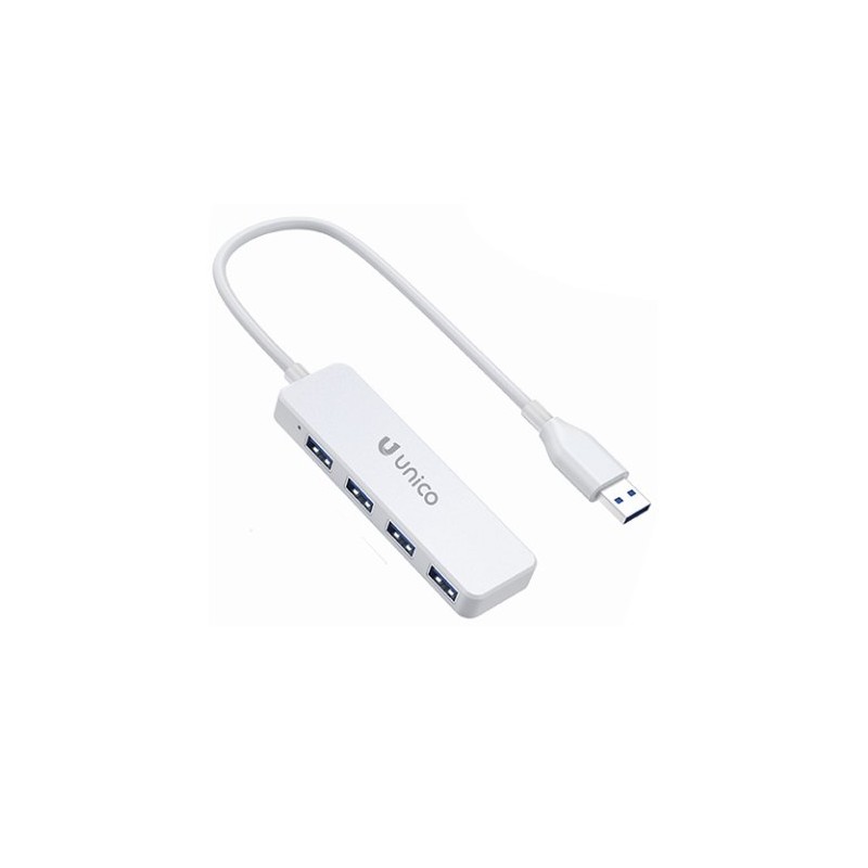 ADAPTADOR UNICO USB-A A 4 USB-A WHITE