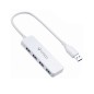 ADAPTADOR UNICO USB-A A 4 USB-A WHITE