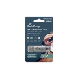 PENDRIVE COMBO 256GB USB 3-2 MEDIARANGE HIGH P-