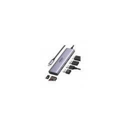 HUB UGREEN 6EN1 USB-C A HDMI + 3XUSB-A + SD-TF
